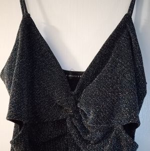 Black Shimmery club dress